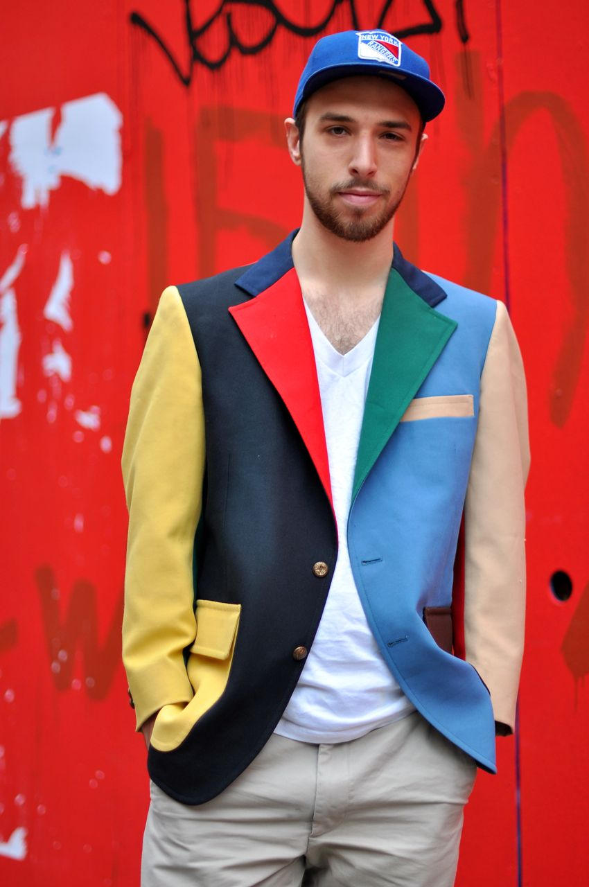 لباس color blocking